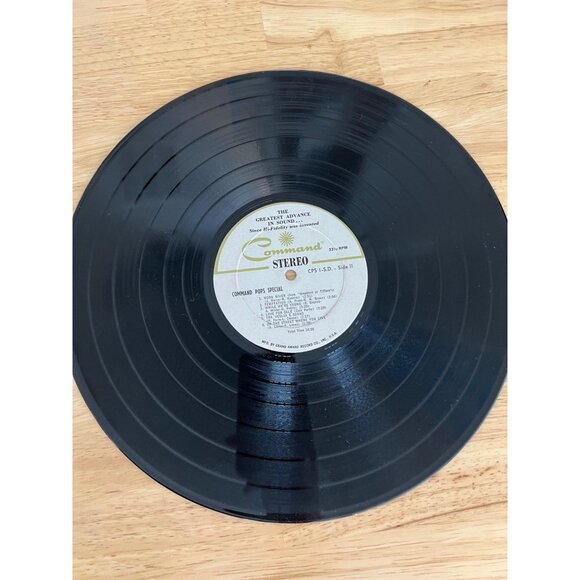 Command Records Pop Special Vinyl LP Record CPS 1-S.D. Vintage Album - Picture 3 of 4
